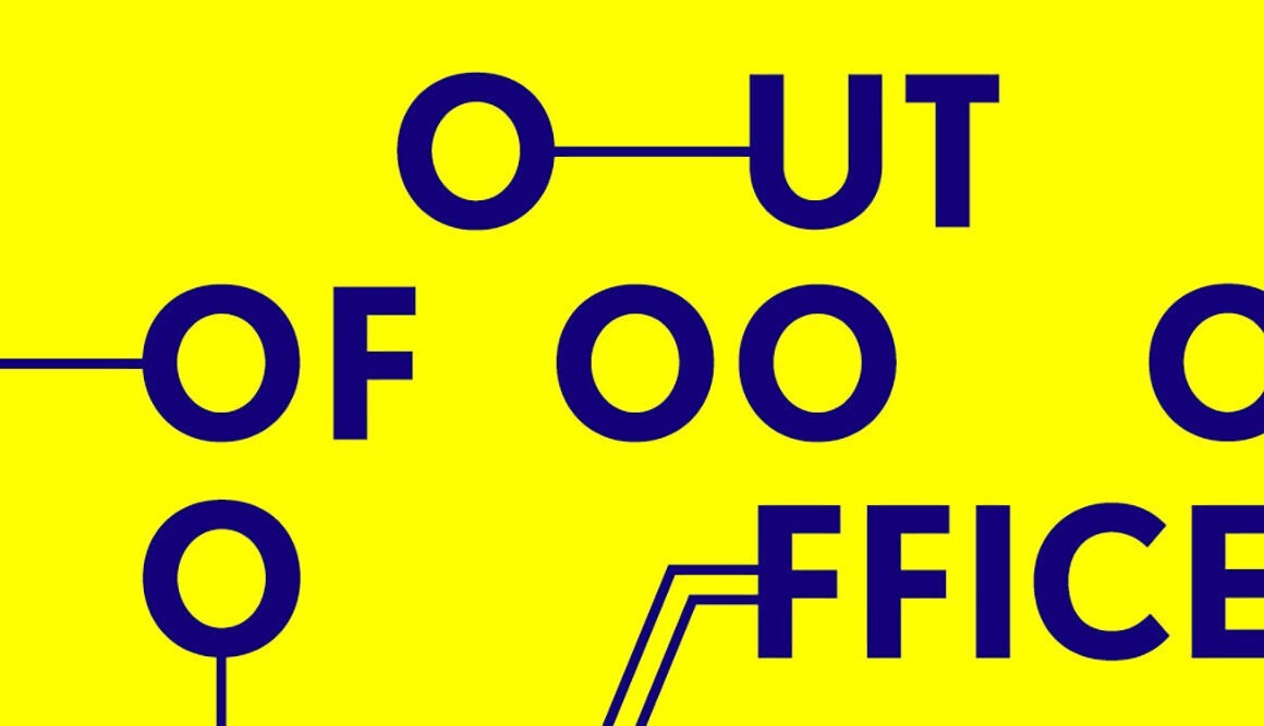 Poster der Ausstellung Out of Office